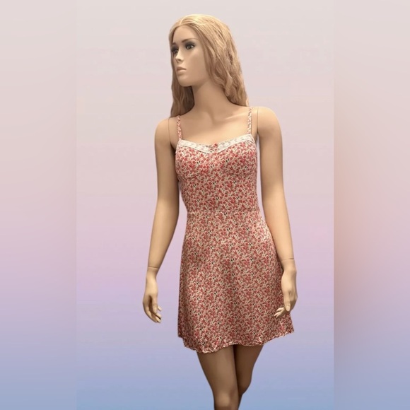 AUW Women’s Floral sundress Sz medium - Picture 2 of 14